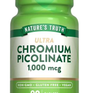 CHROMIUM PICOLINATE 1000 MCG - 90 Tablets